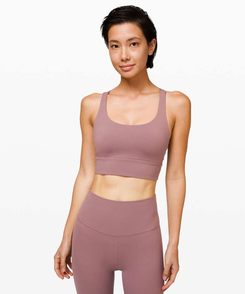Lululemon Energy Sports Bra Long Line *Lunar New Year Misty Mocha Womens 12 / L